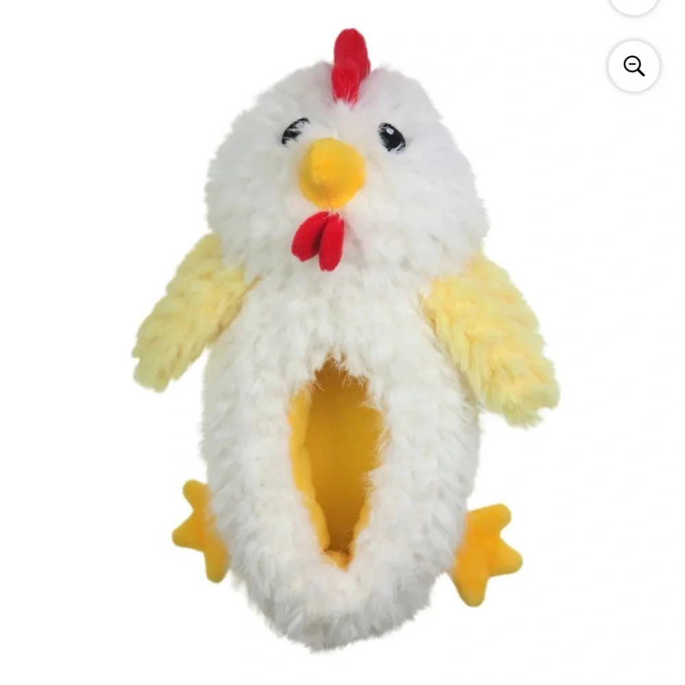 Plush Chicken Dog Toy